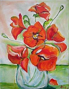 008005poppiesinajar30x40
