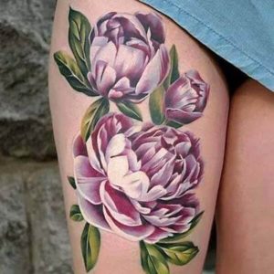 peony tattoo1