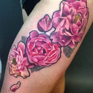 peony tattoo4