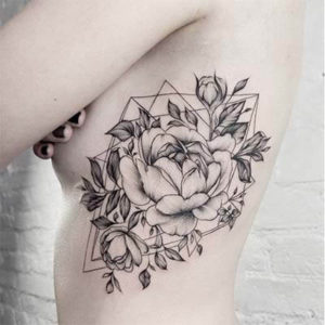 peony tattoo6