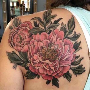 peony tattoo8