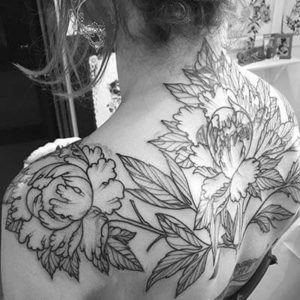 peony tattoo9