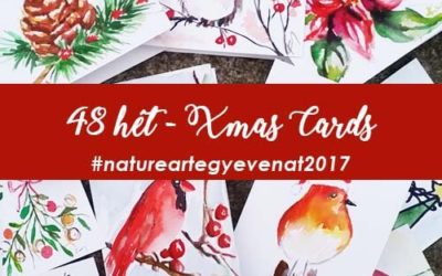 2017 48 hét XMAS-CARDS-natureart egy éven át