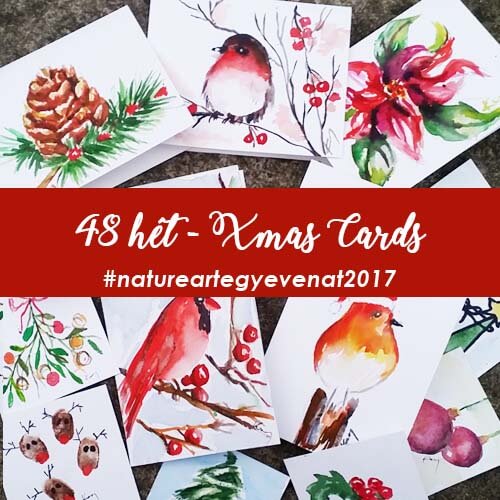 2017 48 hét XMAS-CARDS-natureart egy éven át