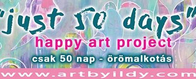 just 50 days – happy art project 2019