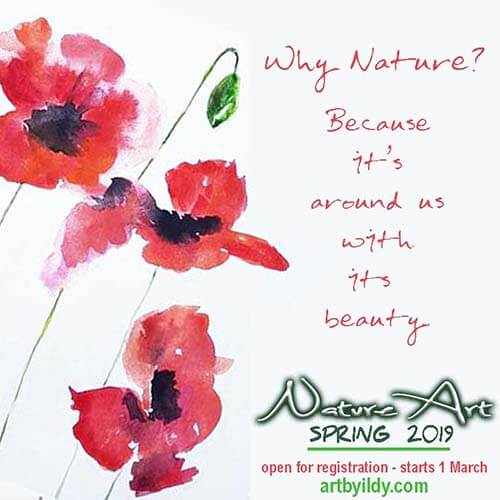 Why nature? NATUREART 2019 SPRING online workshop