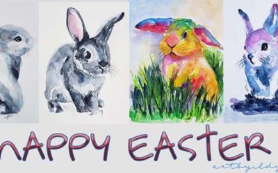 HAPPY EASTER dear artfriends free bunny videos