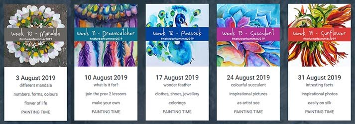 NATUREART SUMMER  – third month