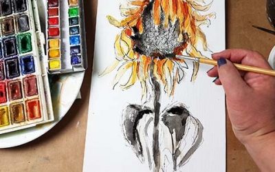 sneak peak to the SUMMER course paintings