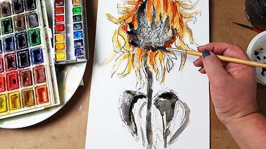 sneak peak to the SUMMER course paintings