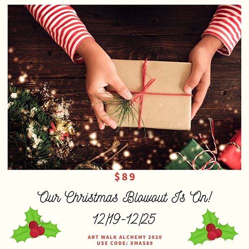 ART WALK ALCHEMY 2020 Xmas discount