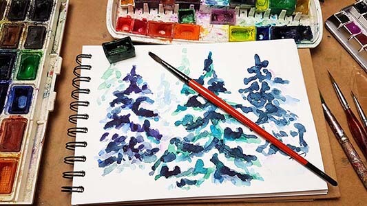 SLIDESHOW of the Winter COURSE lessons