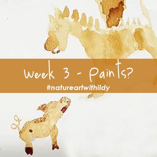 NATUREART SUMMER week 3 NOT USUAL PAINTS