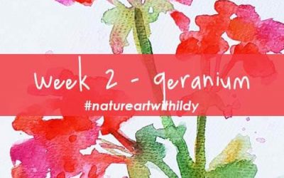 NATUREART AUTUMN week 2 sneak-peak Geranium
