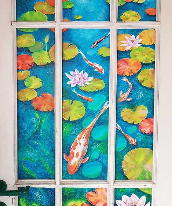 into the door – painting is born