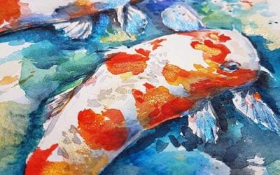 BONUS LESSON about KOI in NATUREART SUMMER