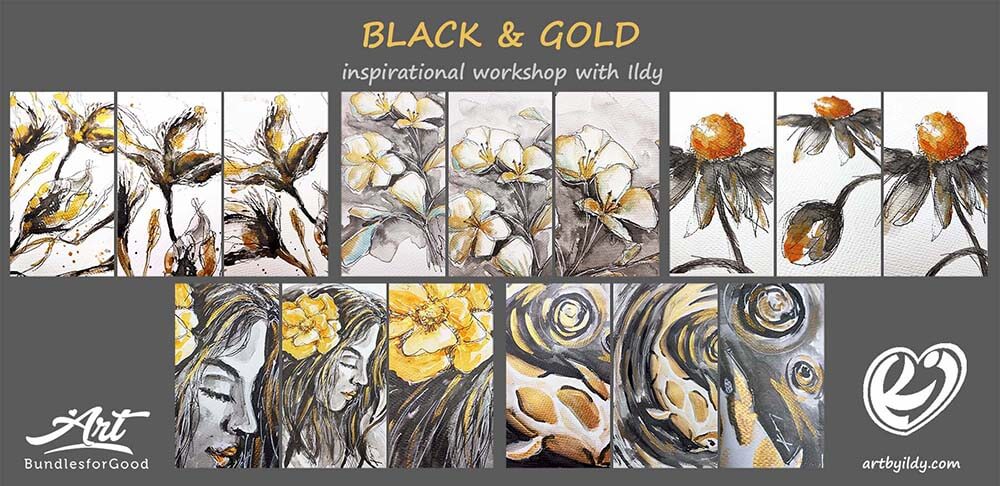 ART BUNDLES FOR GOOD no 5 sneak-peak to my course