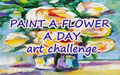 ART CHALLENGE – PAINT A FLOWER A DAY