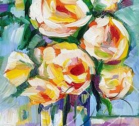 ART CHALLENGE – PAINT A FLOWER A DAY finish