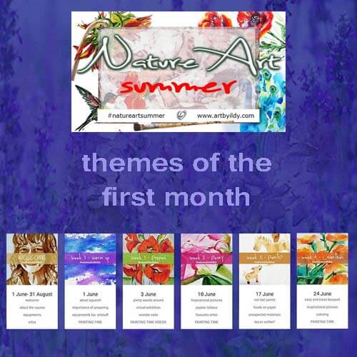 NATUREART SUMMER  – first month