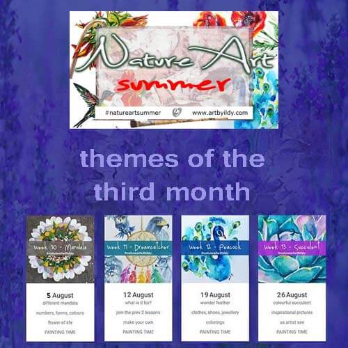 NATUREART SUMMER  – third month